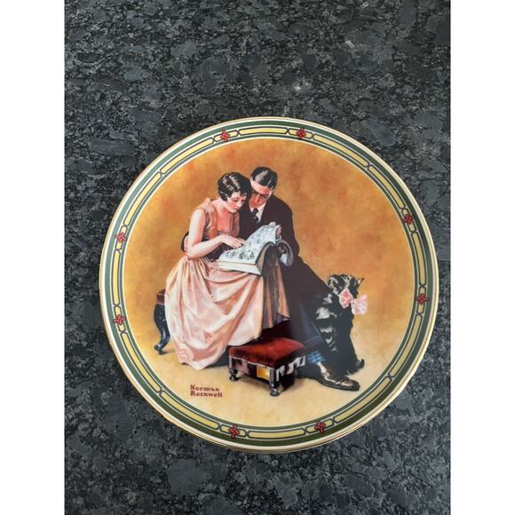 Rockwell's American Dream "A Couple's Commitment" Knowles Ltd Ed #84-R70-7.2 - Picture 2 of 4